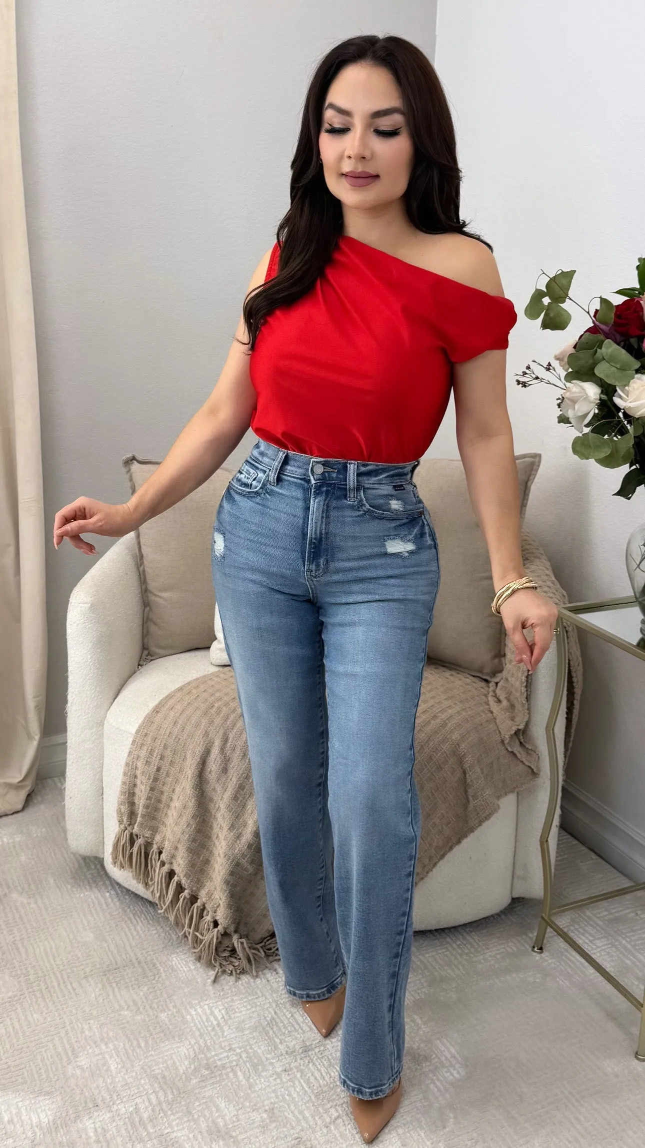 LOLA RED BODYSUIT