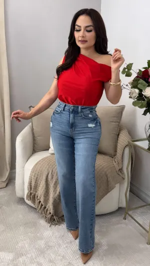 LOLA RED BODYSUIT