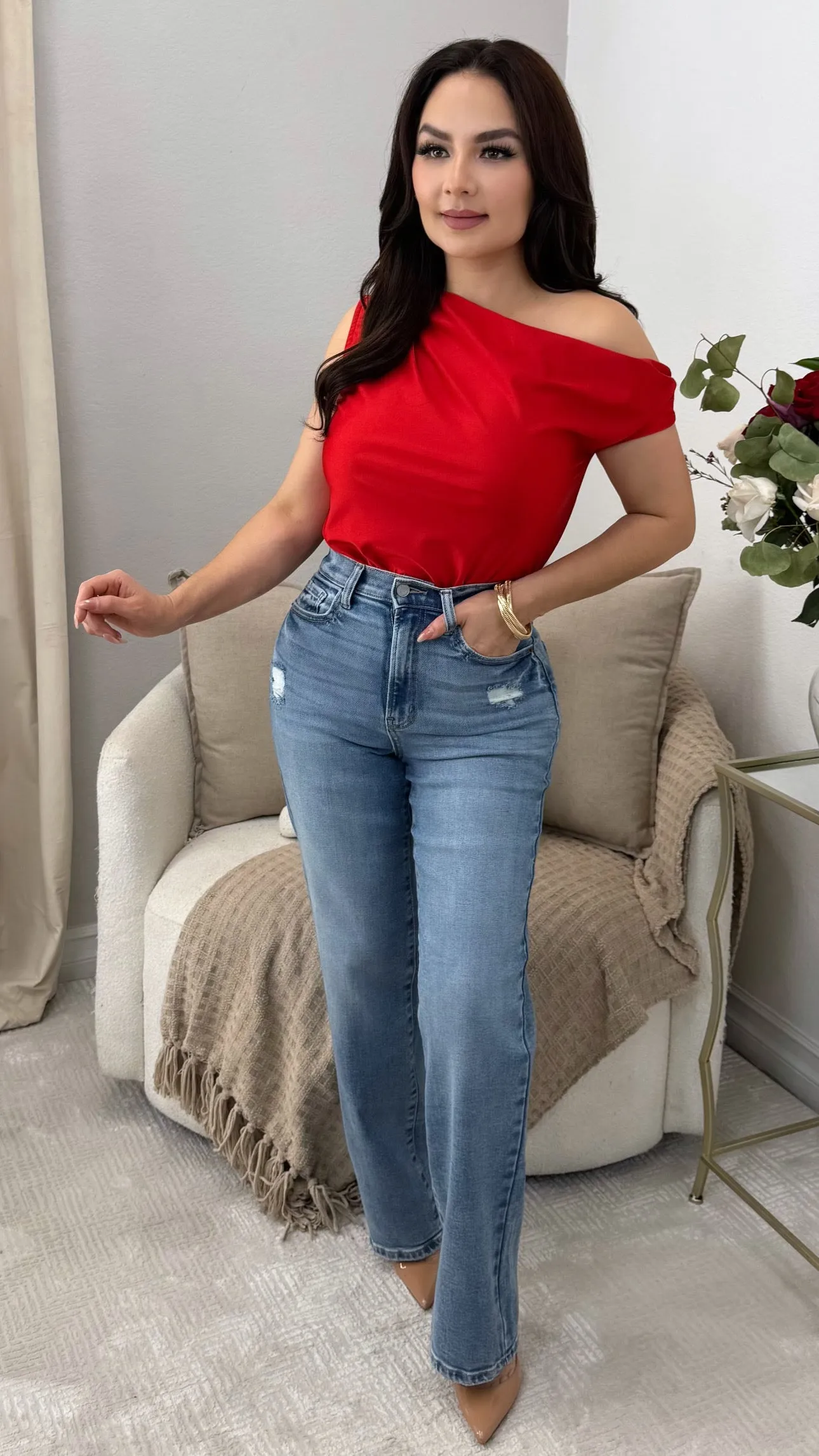 LOLA RED BODYSUIT