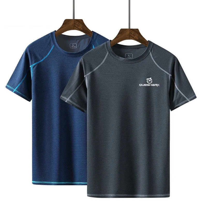 Men Quick Dry Short Sleeve Running T Shirt