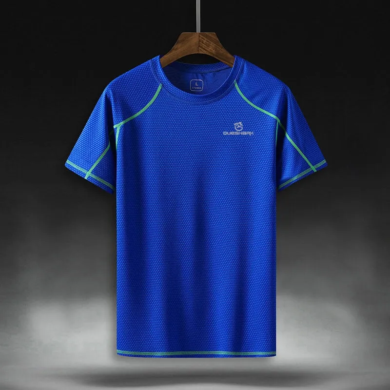 Men Quick Dry Short Sleeve Running T Shirt