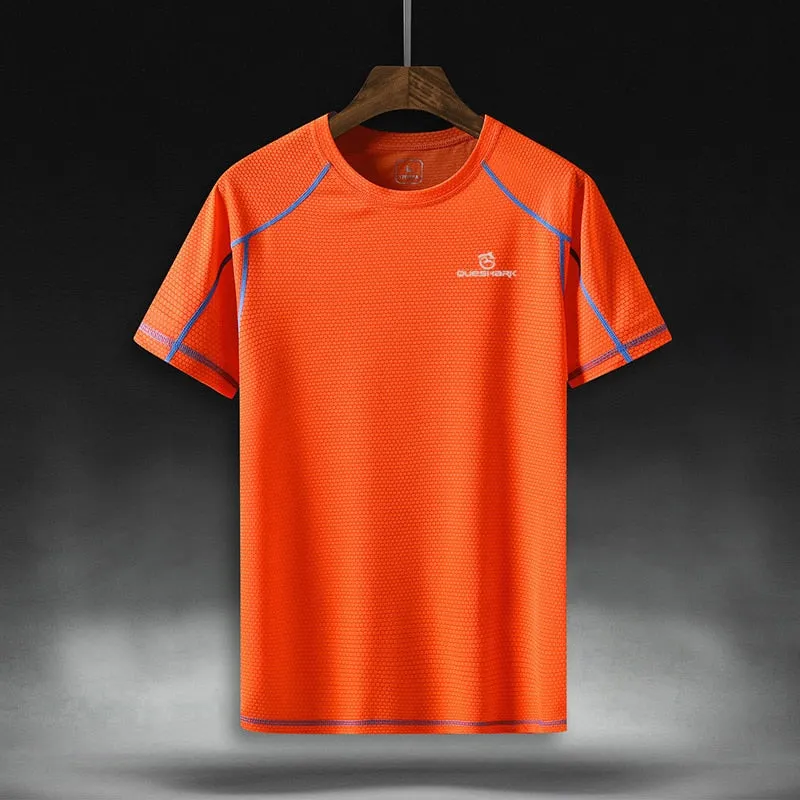 Men Quick Dry Short Sleeve Running T Shirt