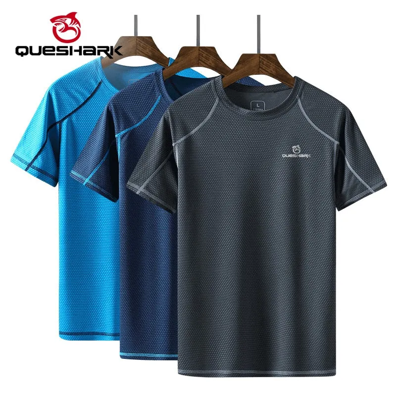 Men Quick Dry Short Sleeve Running T Shirt