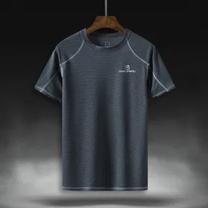 Men Quick Dry Short Sleeve Running T Shirt