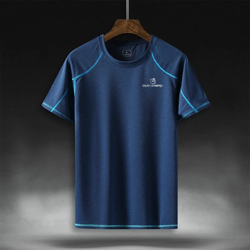 Men Quick Dry Short Sleeve Running T Shirt