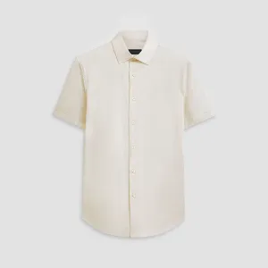 Miles Chambray Print OoohCotton Short Sleeve Shirt