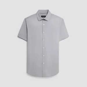 Miles Heather Print OoohCotton Short Sleeve Shirt