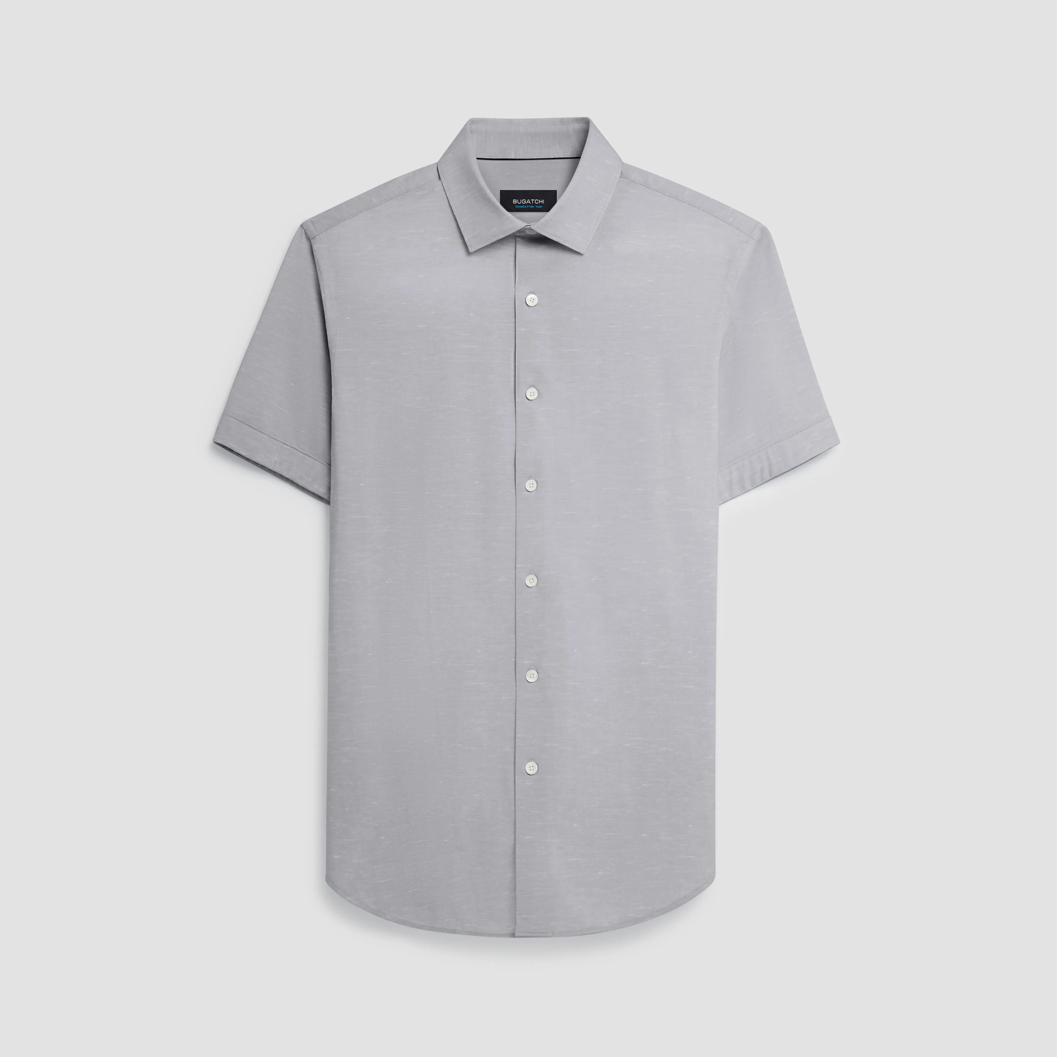 Miles Heather Print OoohCotton Short Sleeve Shirt