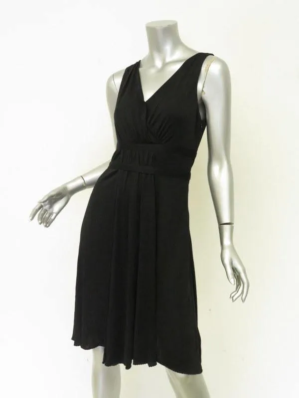 Moschino Women's Dress: Black Silk Blend Size 8, New