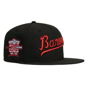 New Era 59Fifty Birmingham Barons 20th Anniversary Patch Script Hat - Black, Red