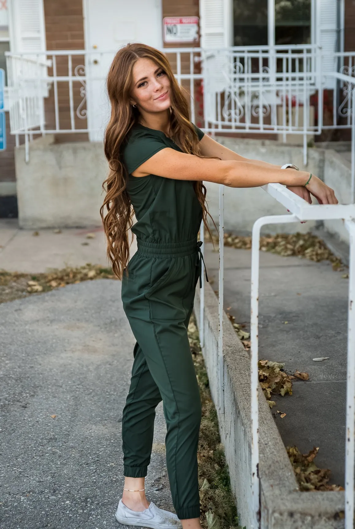 One-Piece Scrubsuit in Green