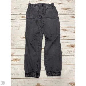 Pants Joggers By American Eagle In Black Denim, Size: 12