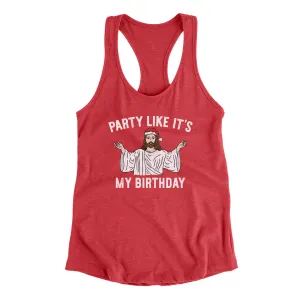 Party Like It's My Birthday Women's Racerback Tank
