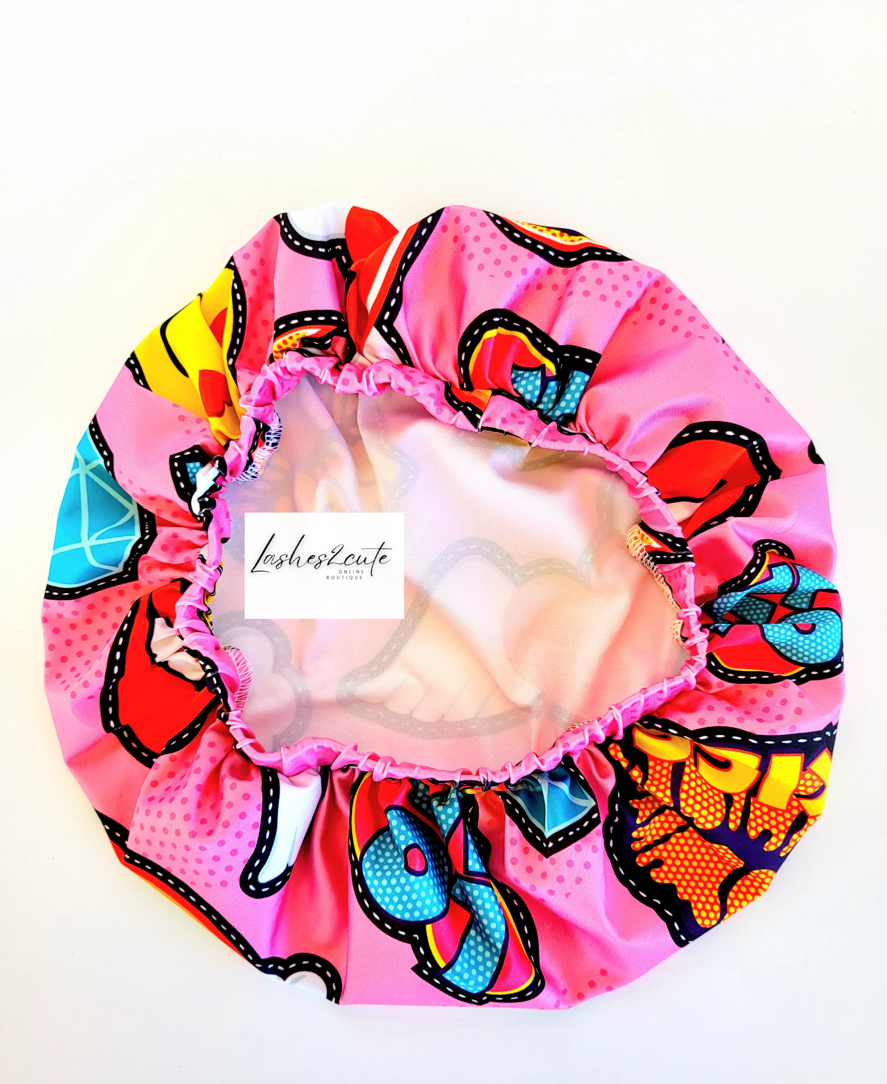 PINK CHIC Tight Fitted Single Layer Hair Bonnet