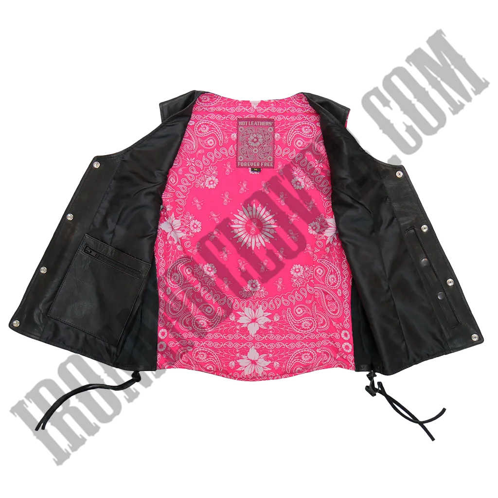 Pink Paisley Vest