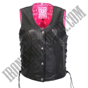 Pink Paisley Vest