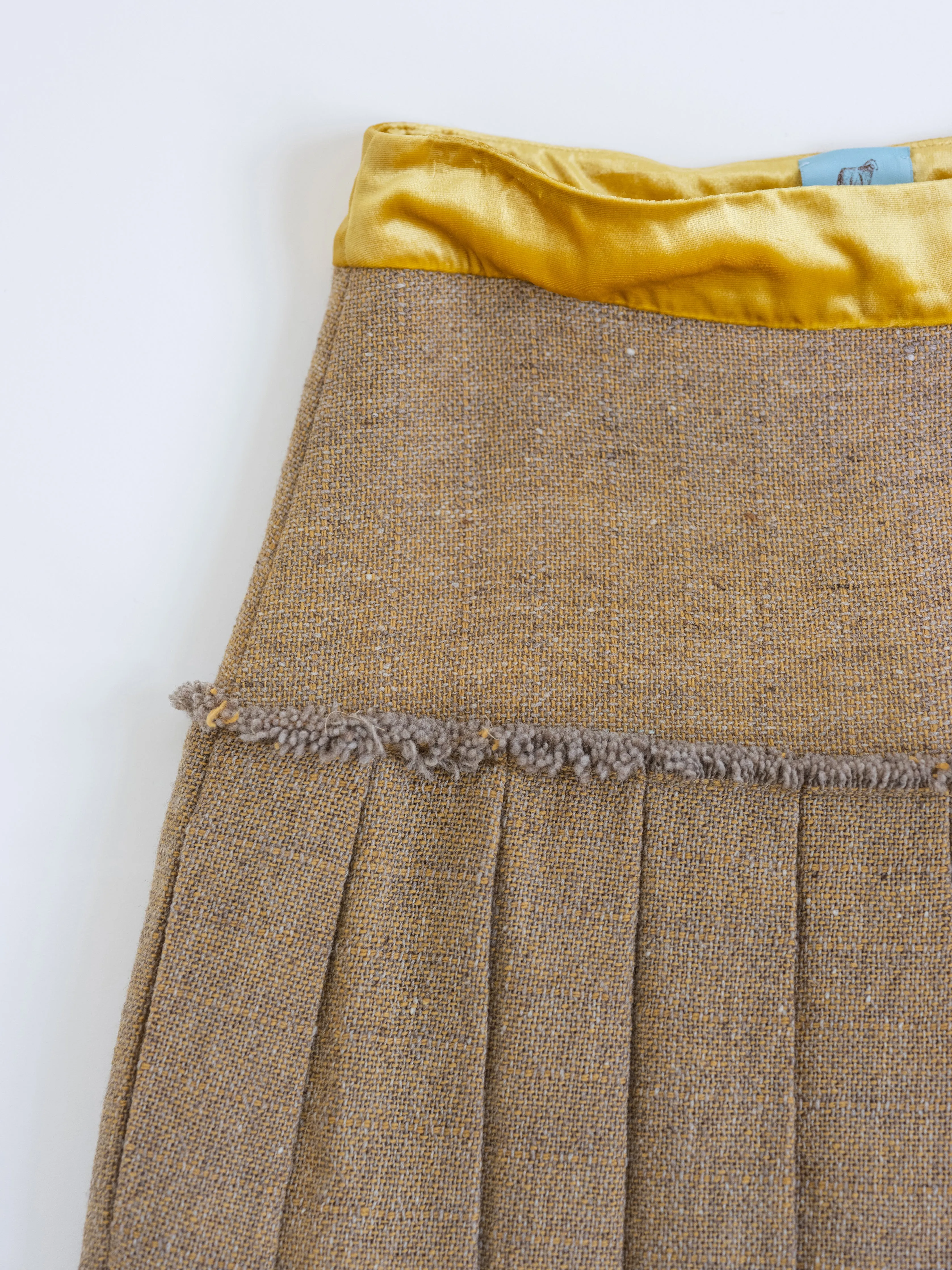 Pleated Skirt in Wool