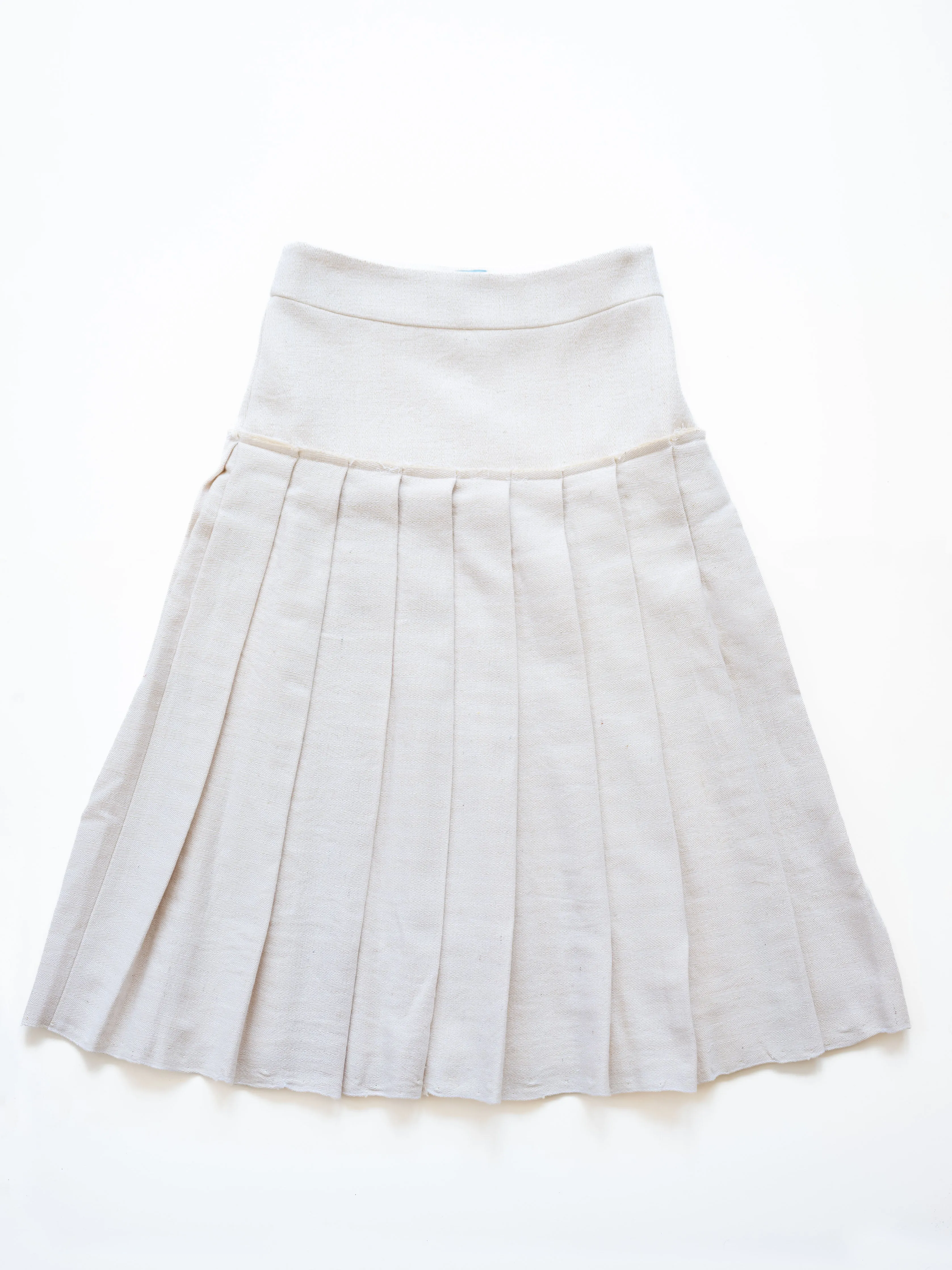 Pleated Skirt in Wool
