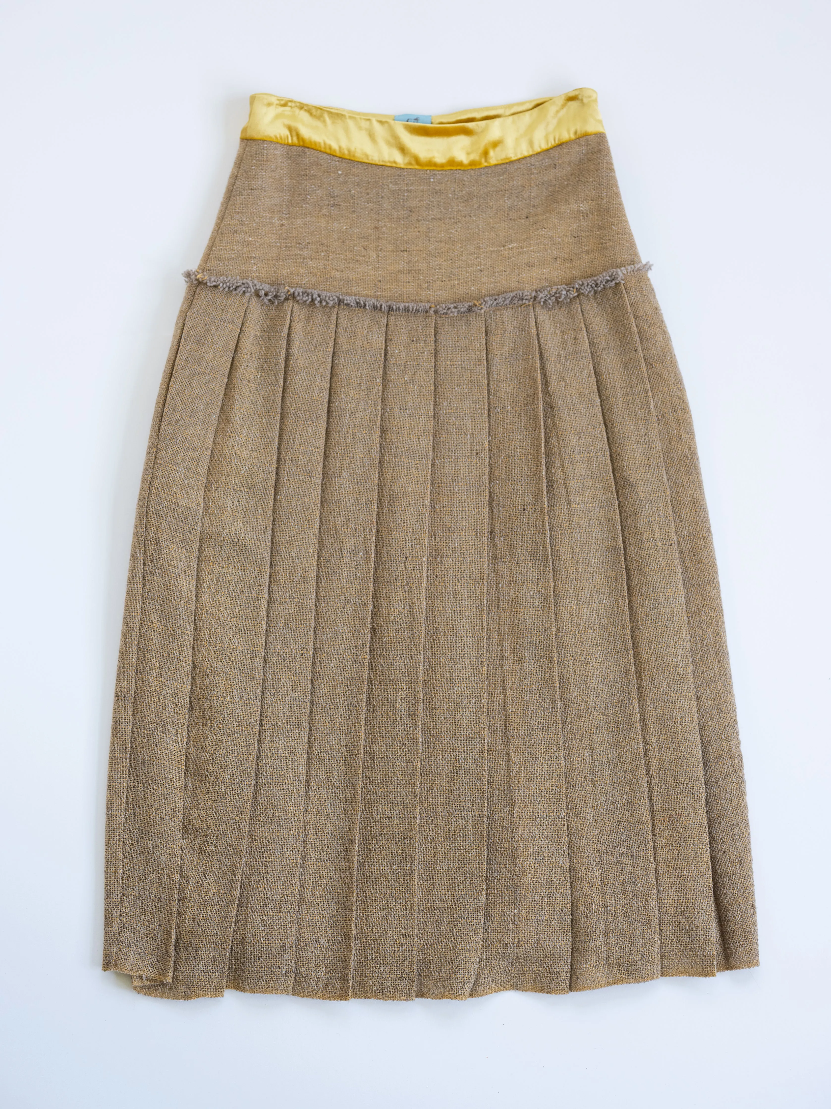 Pleated Skirt in Wool