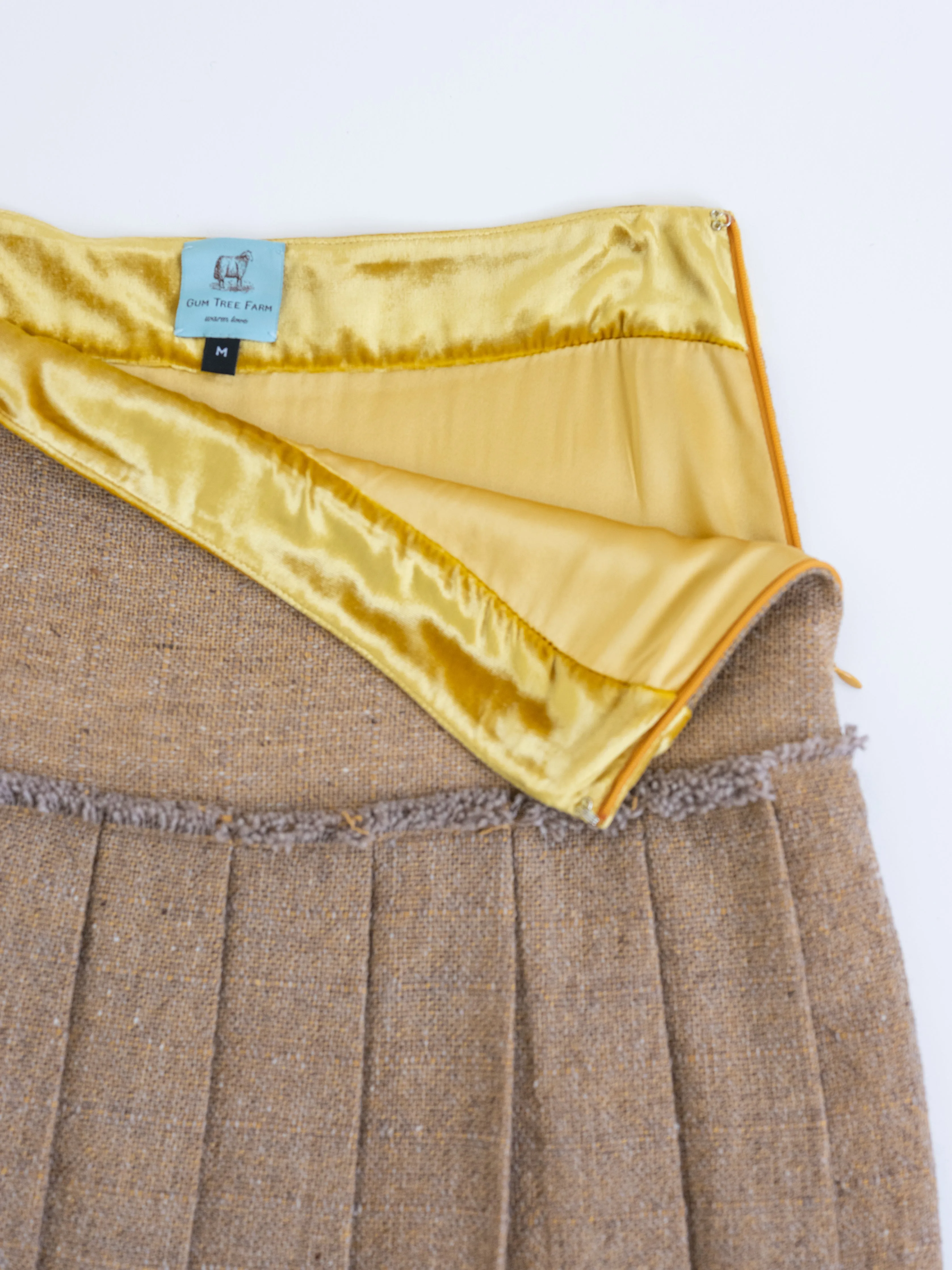 Pleated Skirt in Wool