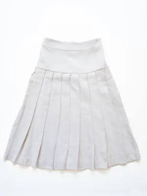 Pleated Skirt in Wool