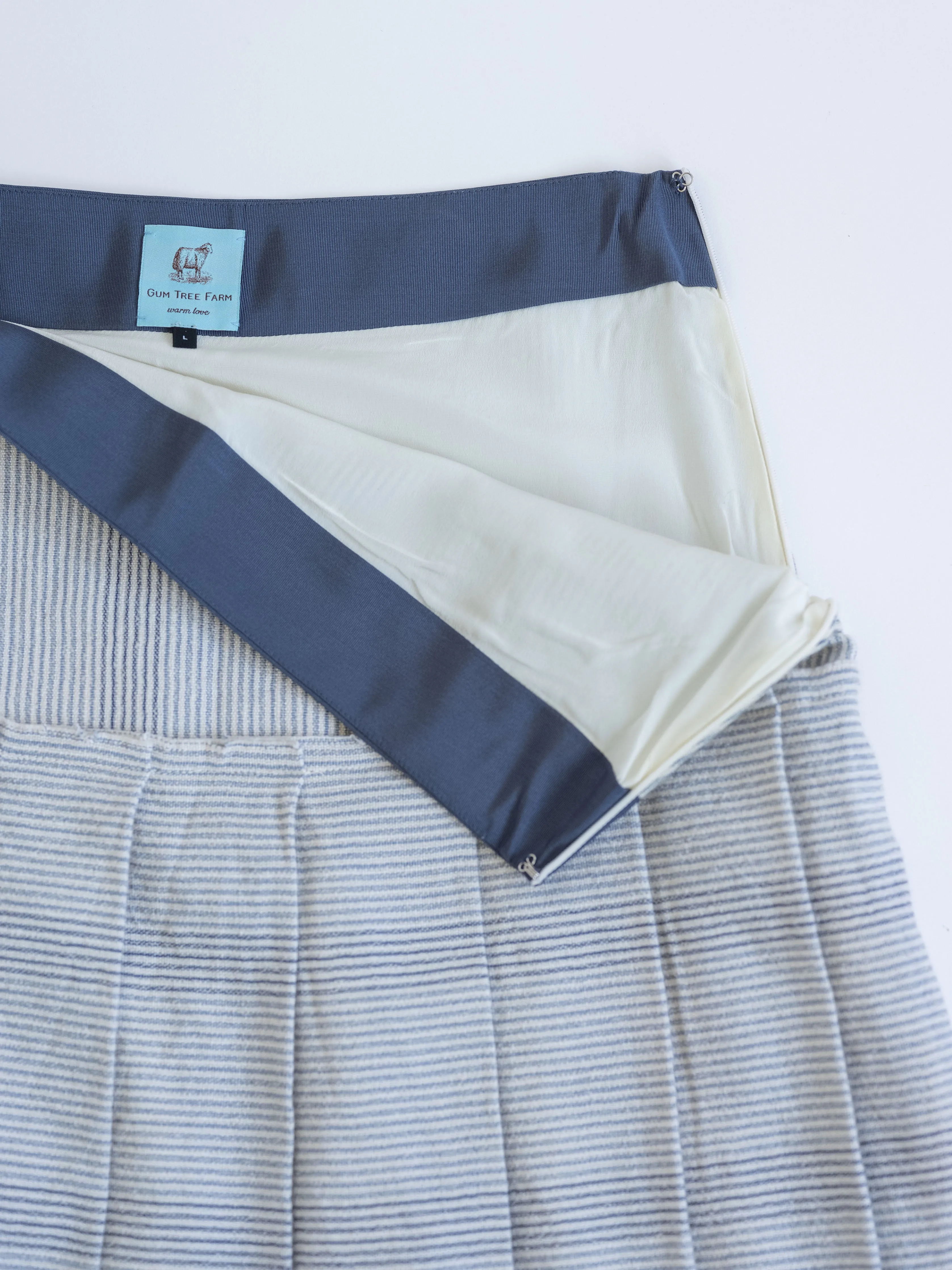 Pleated Skirt in Wool
