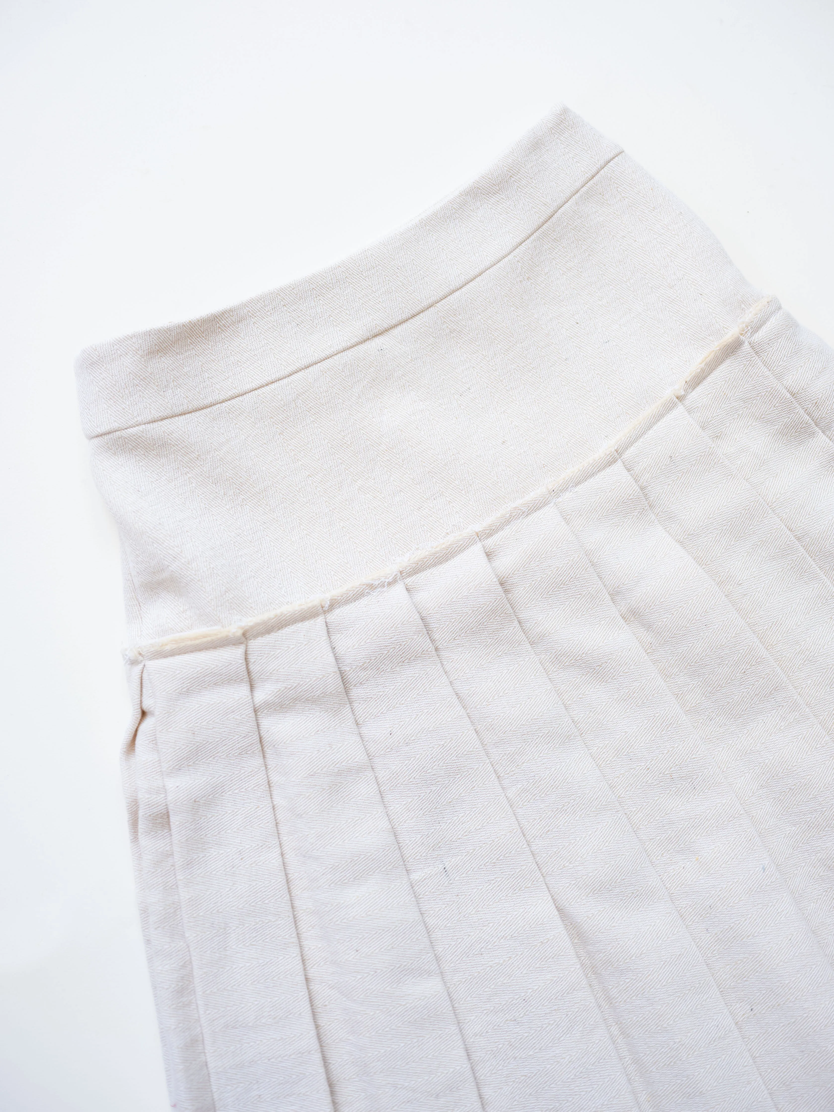 Pleated Skirt in Wool