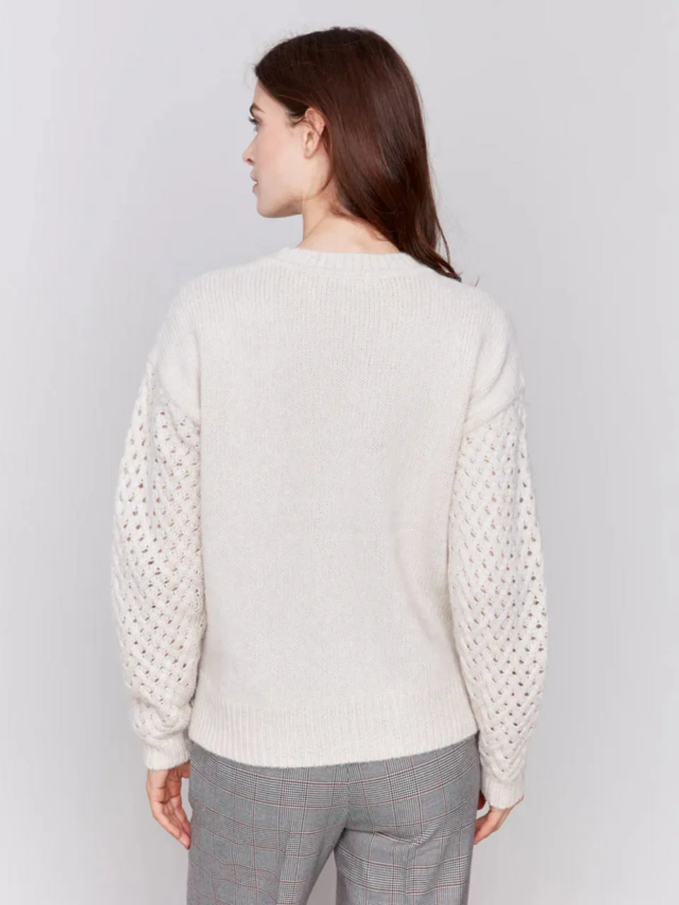 Plushy Net Stitch Sweater