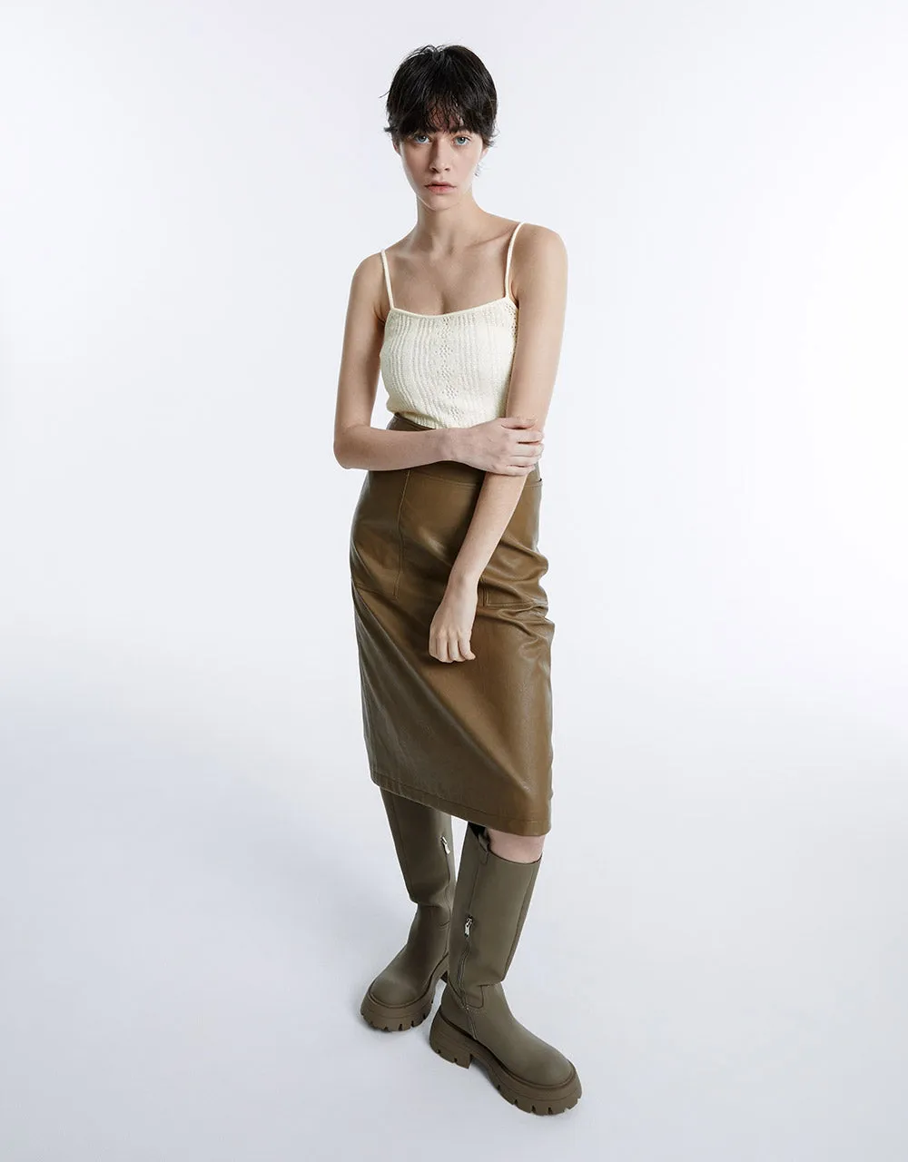 Pointelle Knitted Camisole