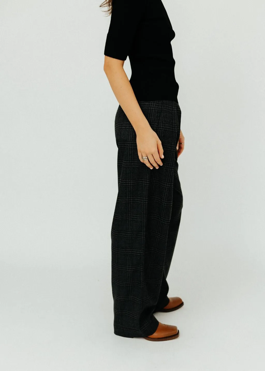 Proenza Schouler Eleanor Pant in Grid Flannel