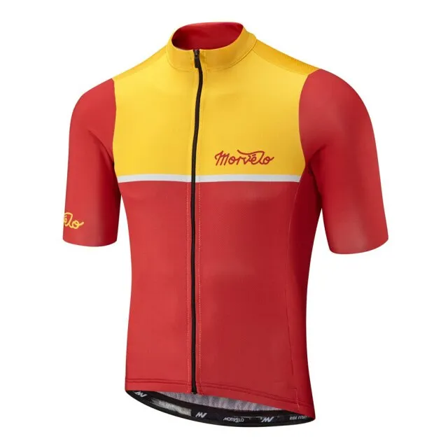 ProTeam Cycling Jersey Morvelo Bike Wear Summer Men Quick Dry Cycling Tops Road MTB Bicycle Riding Clothing Maillot Racing Shirt