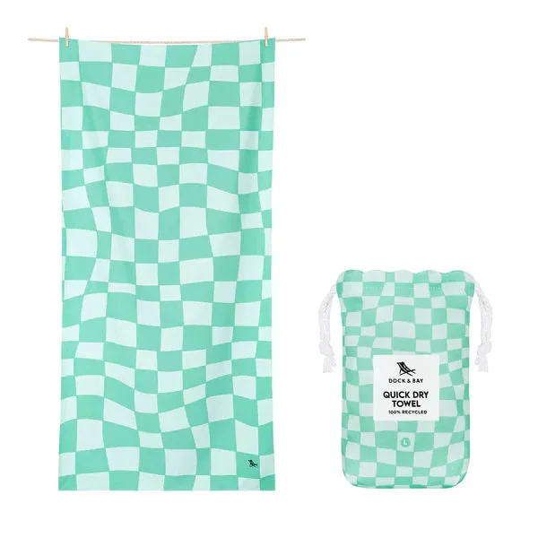 Quick Dry Towels L (Check Mate)