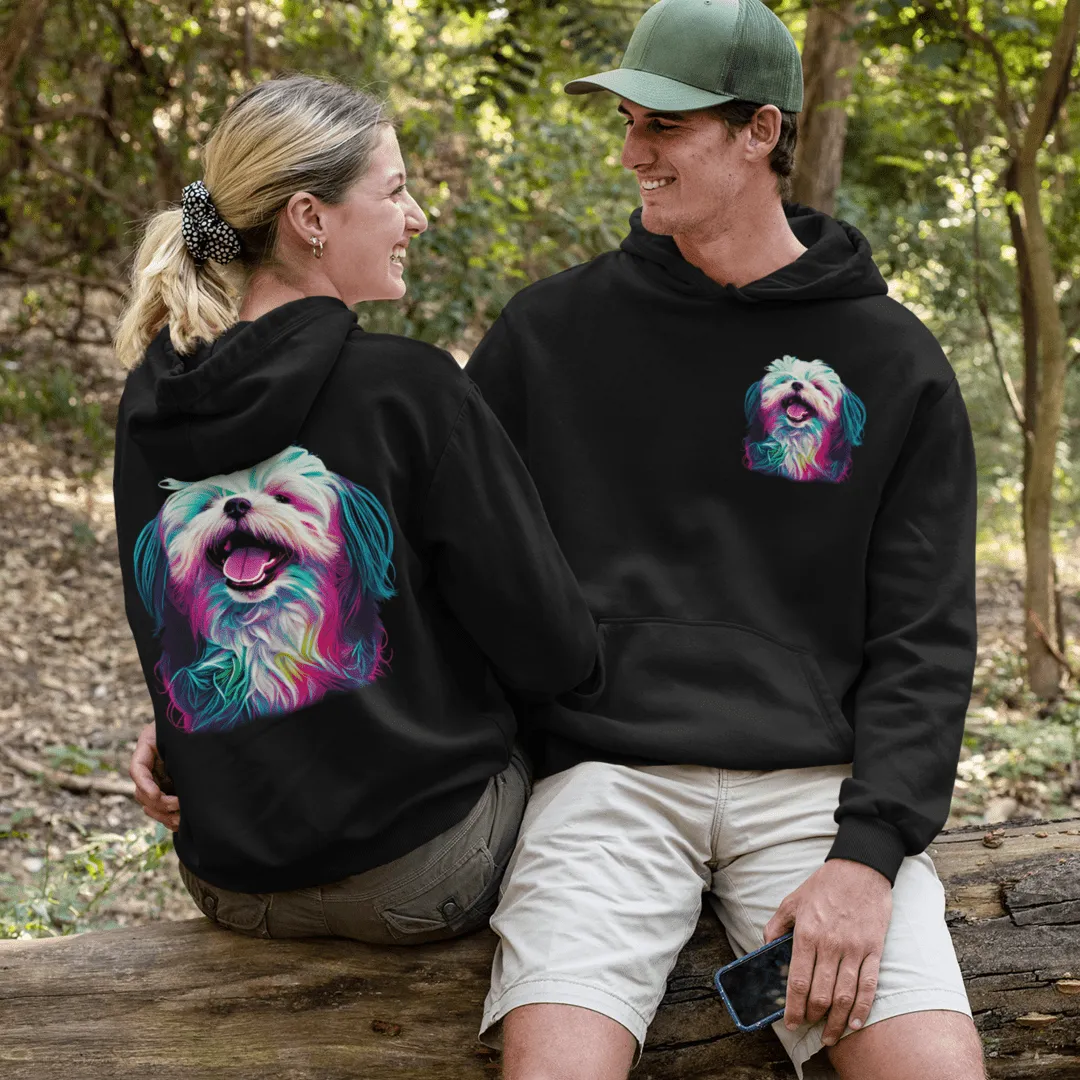 "Happy"  Custom Unisex Hoodie
