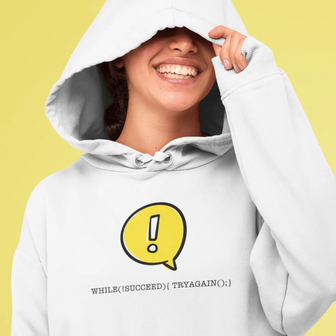 "Succeed"  Custom Unisex Hoodie | Art by Noa Bar Lev