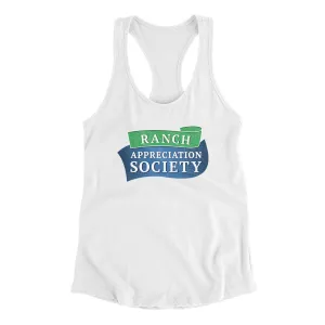Ranch Appreciation Society Funny Women's Racerback Tank