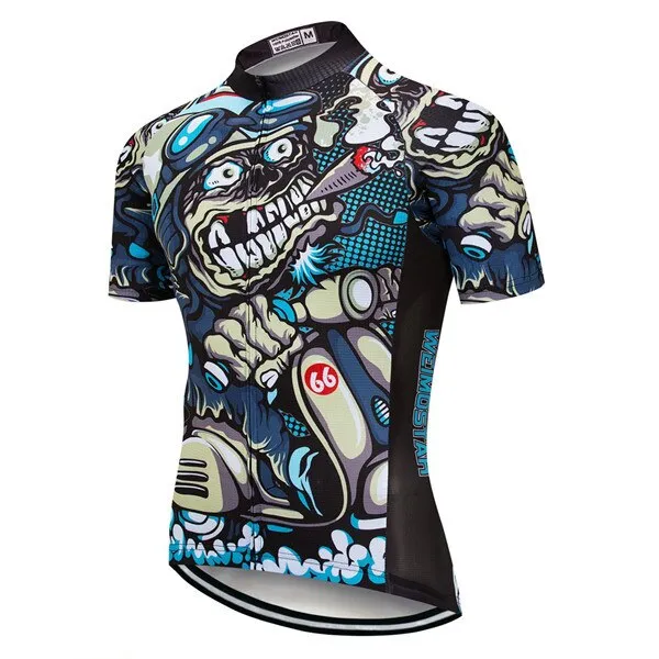 Red Cycling jersey Men's Bike jerseys Mountain road Tops summer ProTeam MTB Shirts Short sleeve Maillot  Ropa Ciclismo Racing