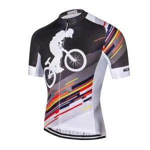 Red Cycling jersey Men's Bike jerseys Mountain road Tops summer ProTeam MTB Shirts Short sleeve Maillot  Ropa Ciclismo Racing