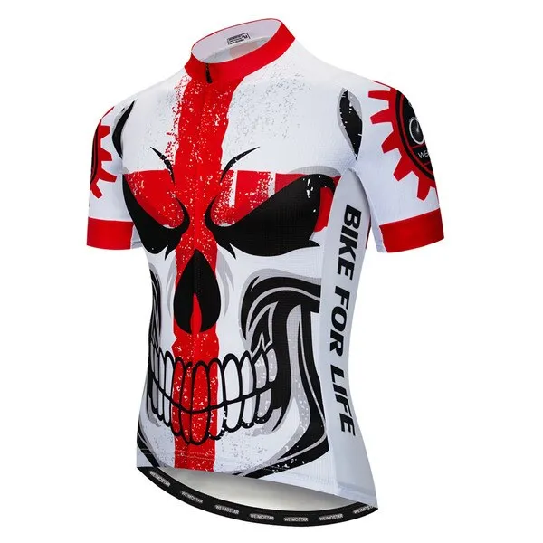 Red Cycling jersey Men's Bike jerseys Mountain road Tops summer ProTeam MTB Shirts Short sleeve Maillot  Ropa Ciclismo Racing