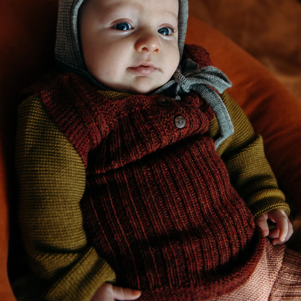 Rico Vest - 100% Baby Alpaca - Ecru (9-18m) *Last ones