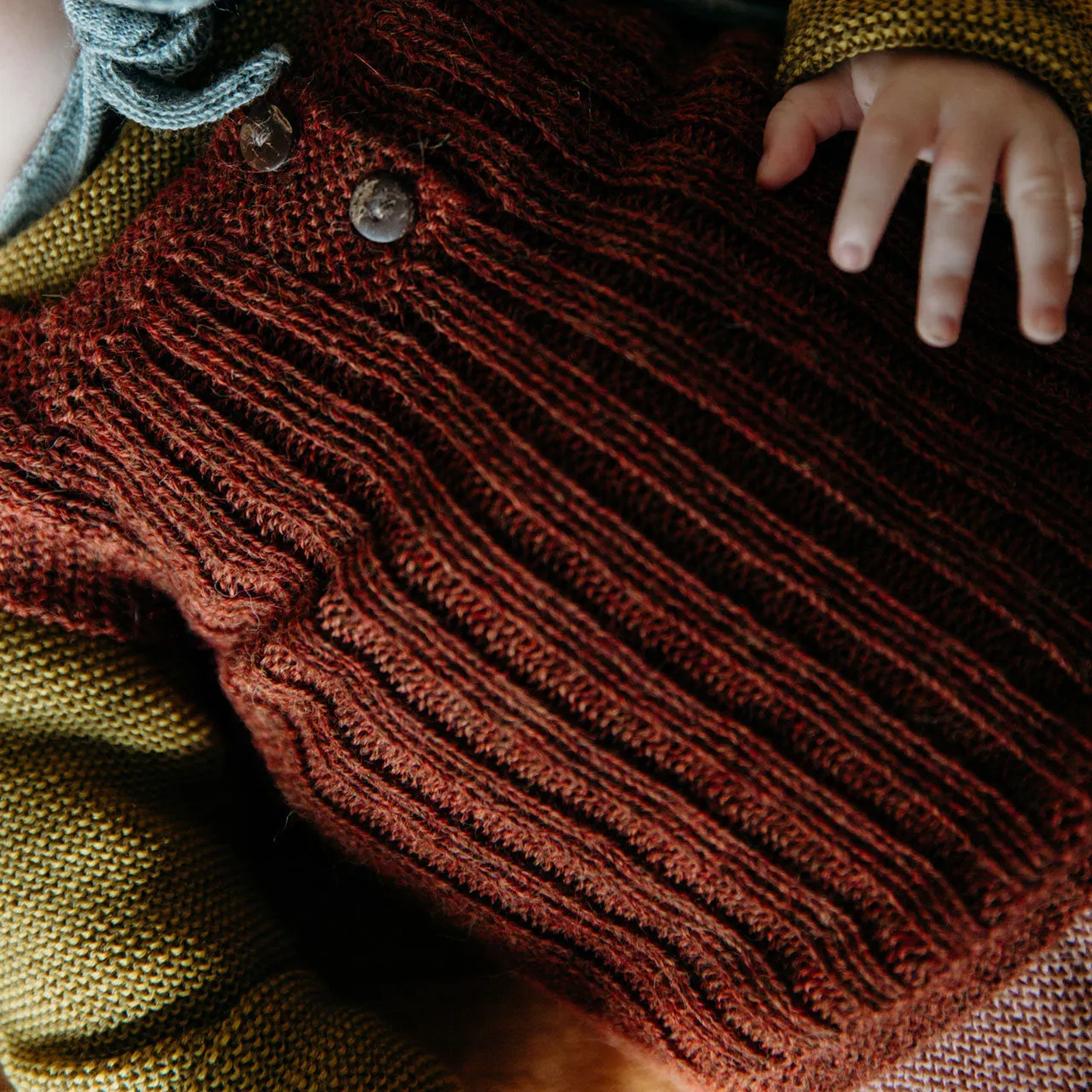 Rico Vest - 100% Baby Alpaca - Ecru (9-18m) *Last ones