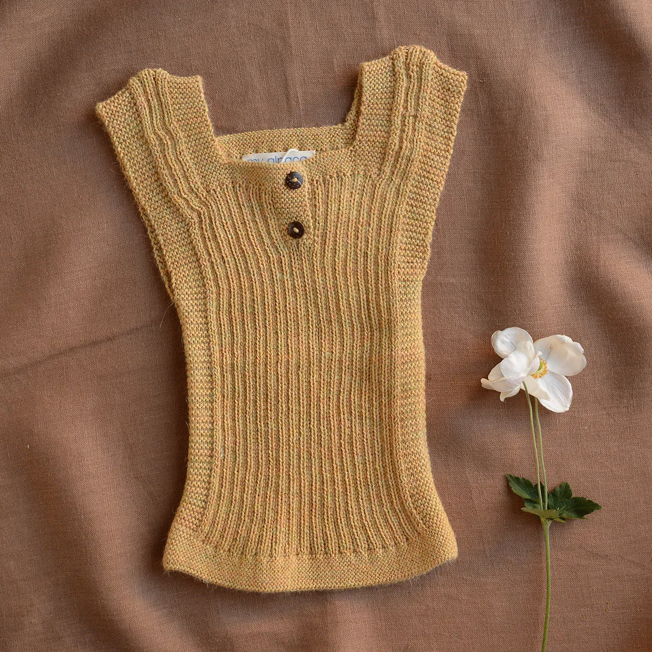 Rico Vest in Baby Alpaca (0-6y)