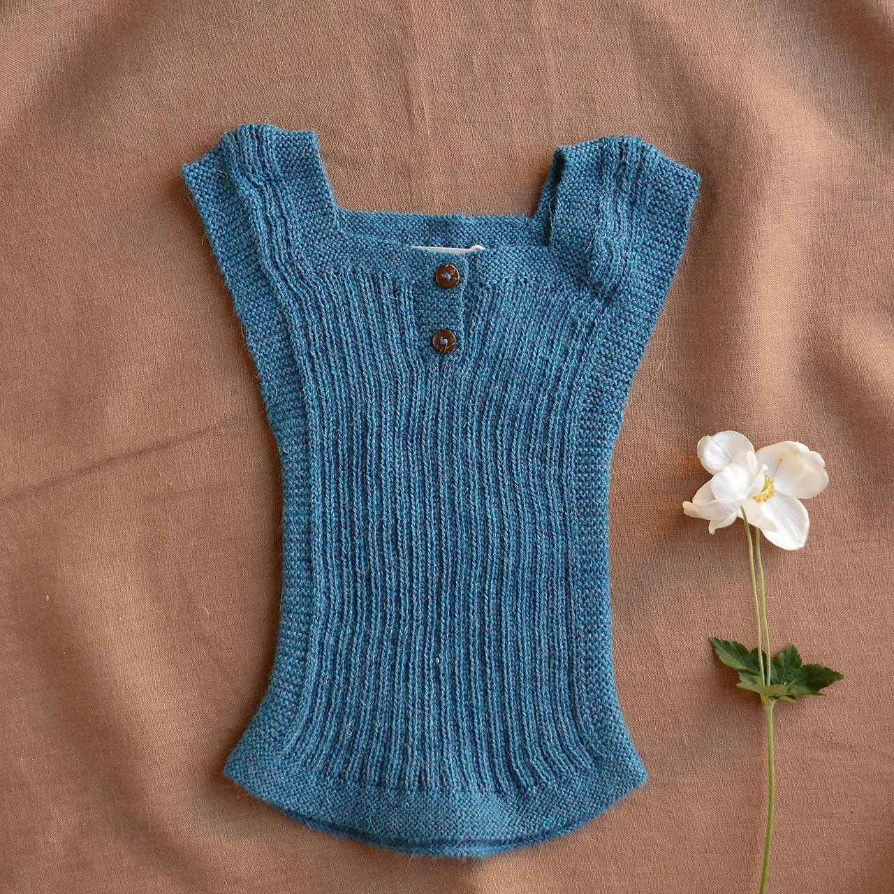 Rico Vest in Baby Alpaca (0-6y)