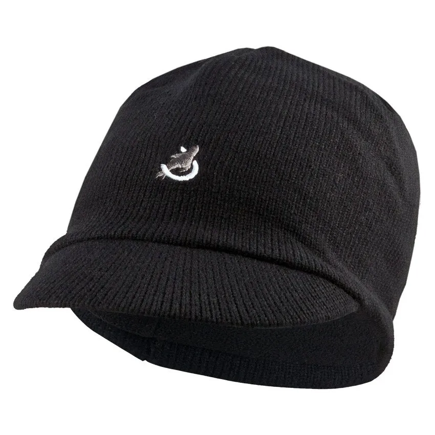 SEALSKINZ PEAKED BEANIE BLACK CYCLING CAP ACCESSORY