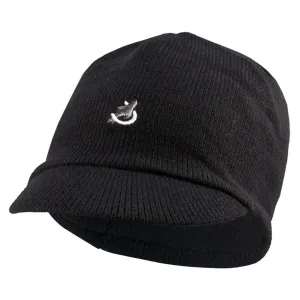 SEALSKINZ PEAKED BEANIE BLACK CYCLING CAP ACCESSORY