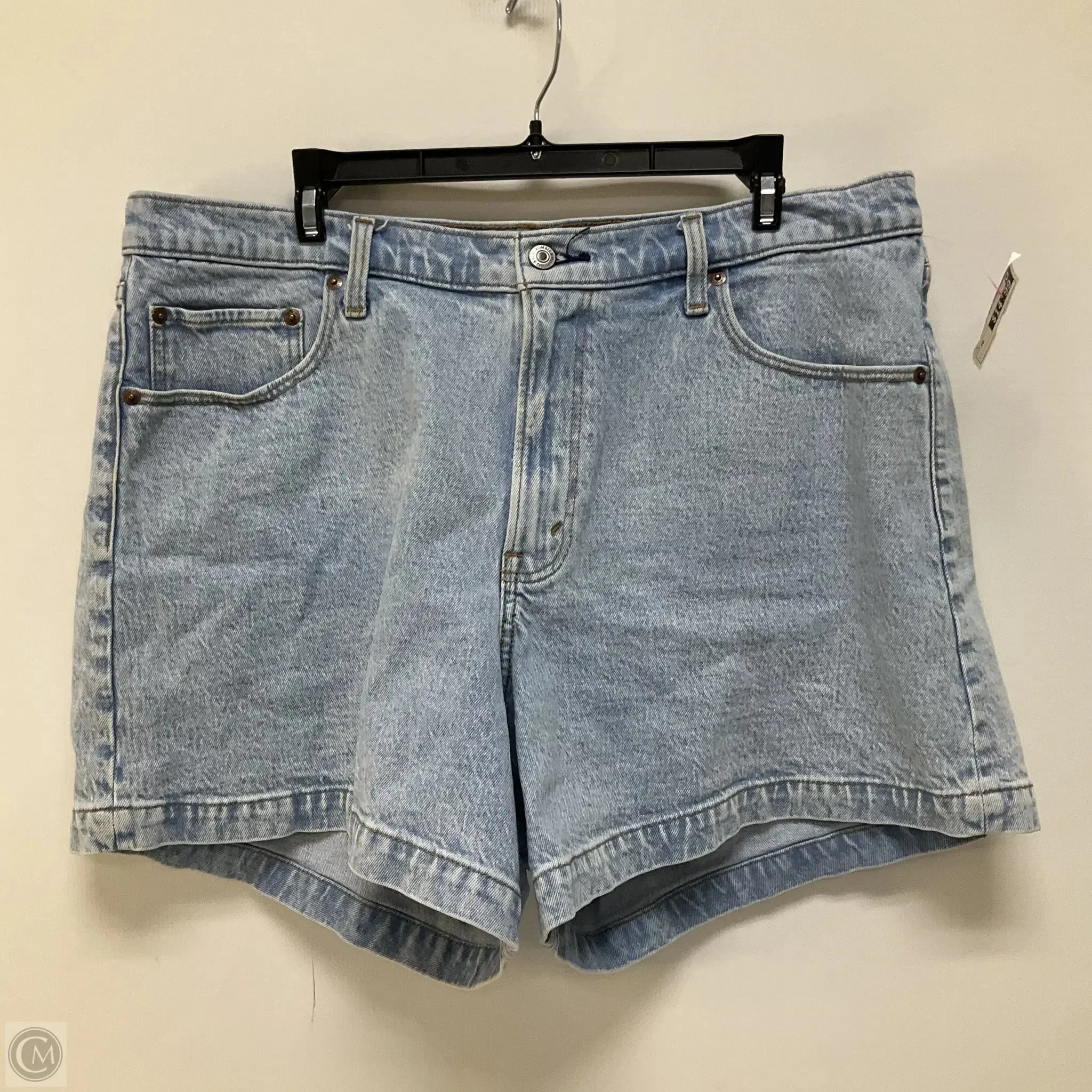 Shorts By Abercrombie And Fitch In Blue Denim, Size: 16
