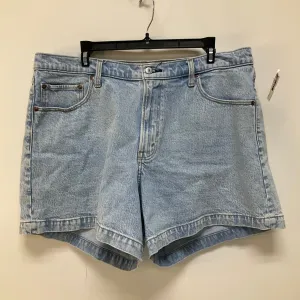 Shorts By Abercrombie And Fitch In Blue Denim, Size: 16