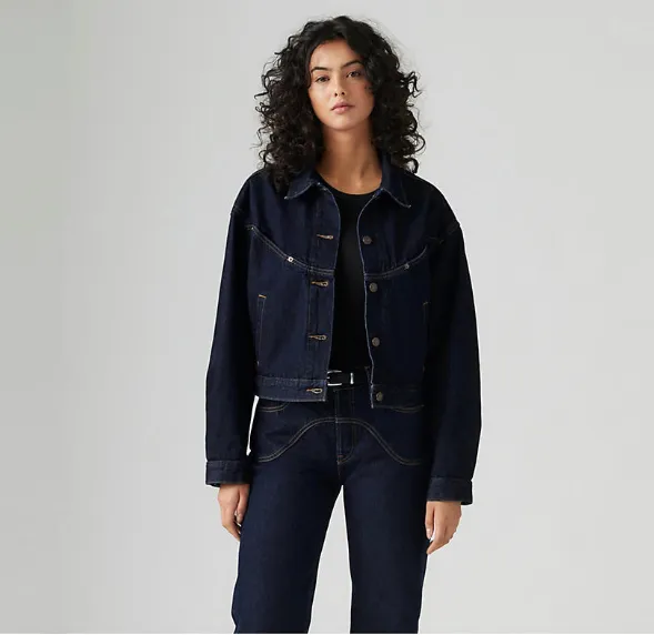 Shrunken 90s Trucker Jacket