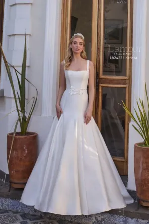 Size 8 L'amour LA24231 Karissa Ivory Gown