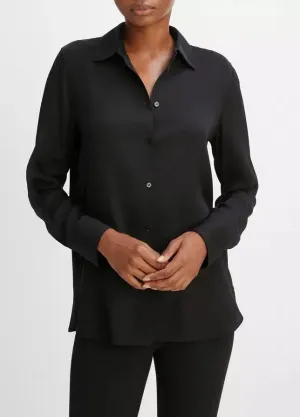 Slim Fitted Blouse in Black