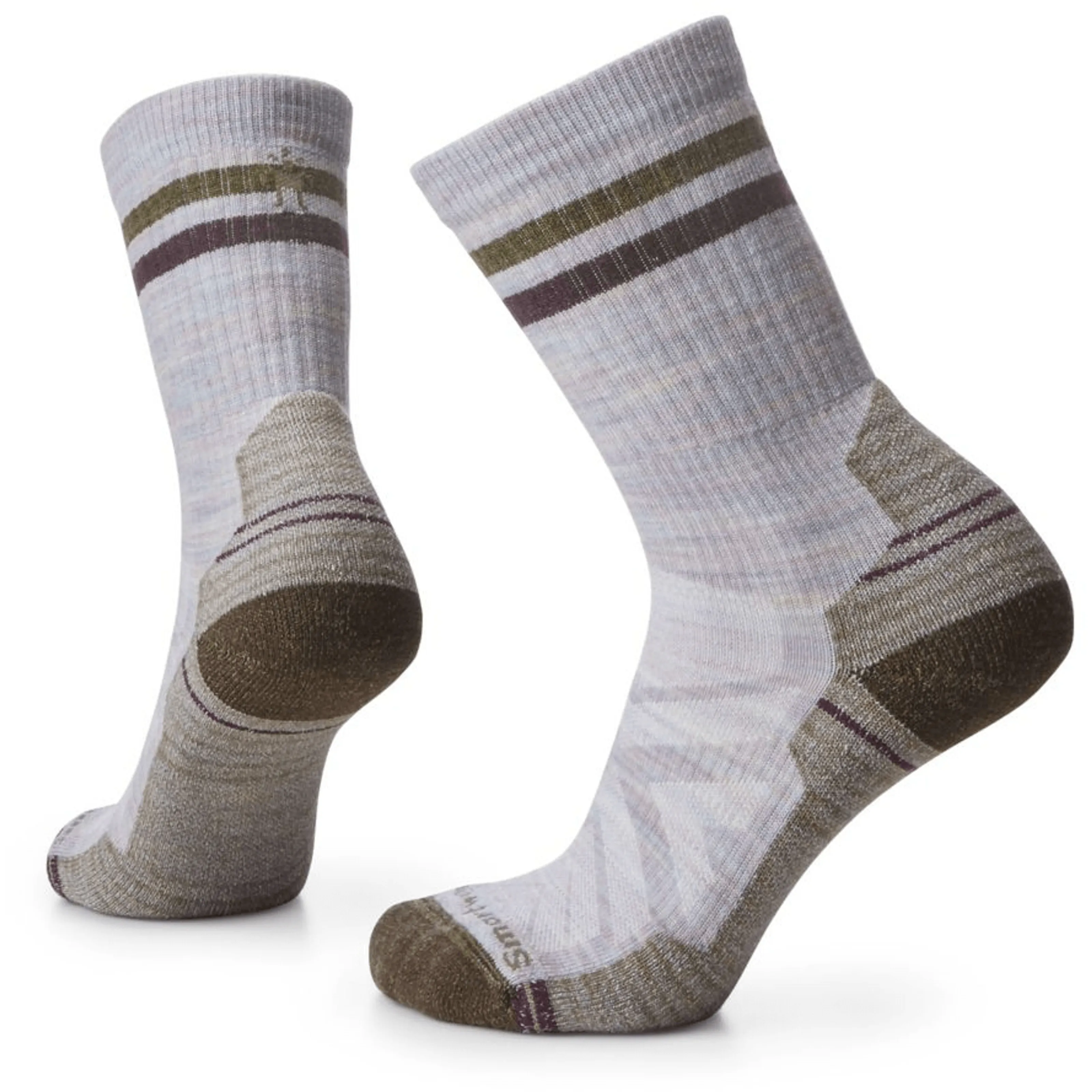 Smartwool Womens Hike Light Cushion Tube Stripe Crew Socks